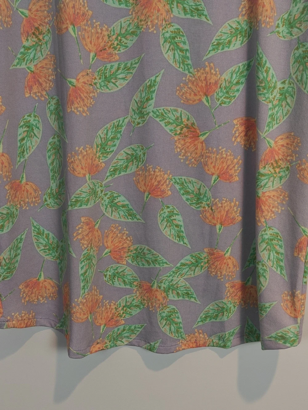 Lularoe NWT Gracie Girls Floral Short Sleeve Tee  Purple, Orange & Green Size 14